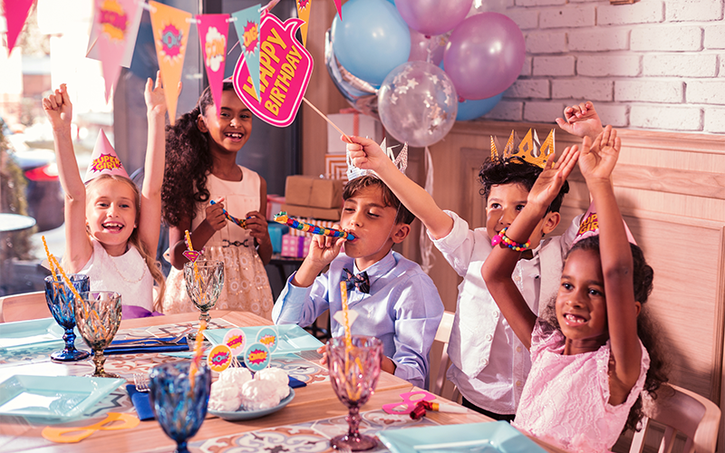 Children having a birthday party at Sweetsify. Schedule your party today.